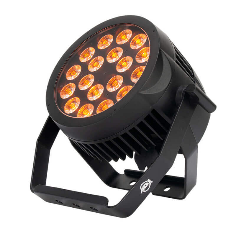 Adj 18P hex ip par versátil ip65 para exteriores con 18 leds de 12 watts